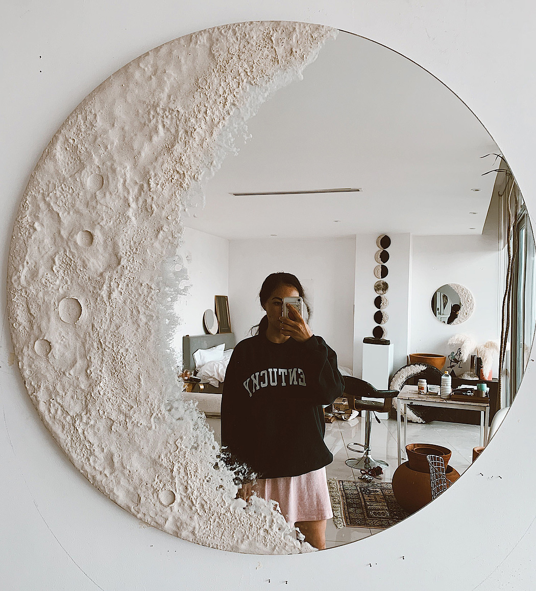 mirror，moon，fashion，romantic，