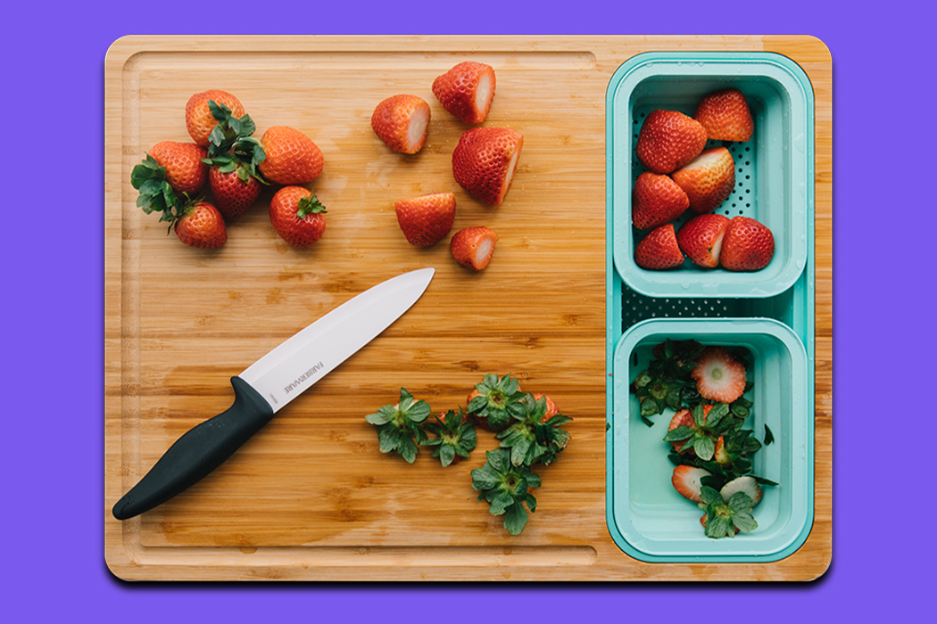 a chopping board，healthy，Bamboo，environment protection，container，