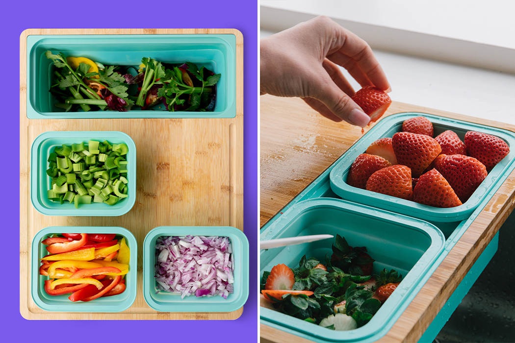 a chopping board，healthy，Bamboo，environment protection，container，