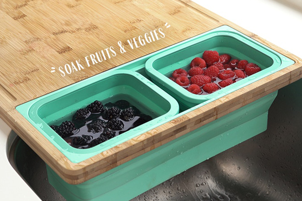 a chopping board，healthy，Bamboo，environment protection，container，