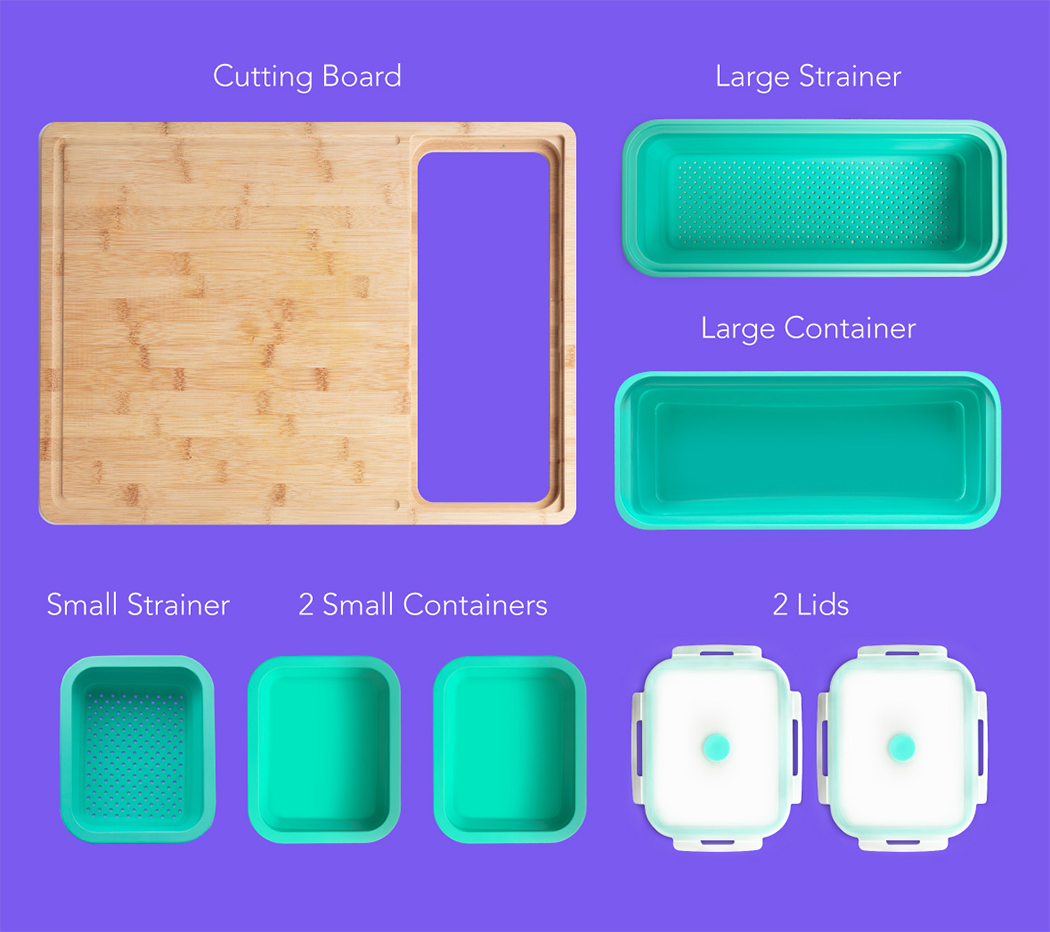 a chopping board，healthy，Bamboo，environment protection，container，