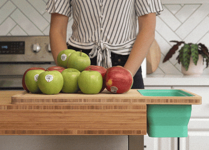 a chopping board，healthy，Bamboo，environment protection，container，