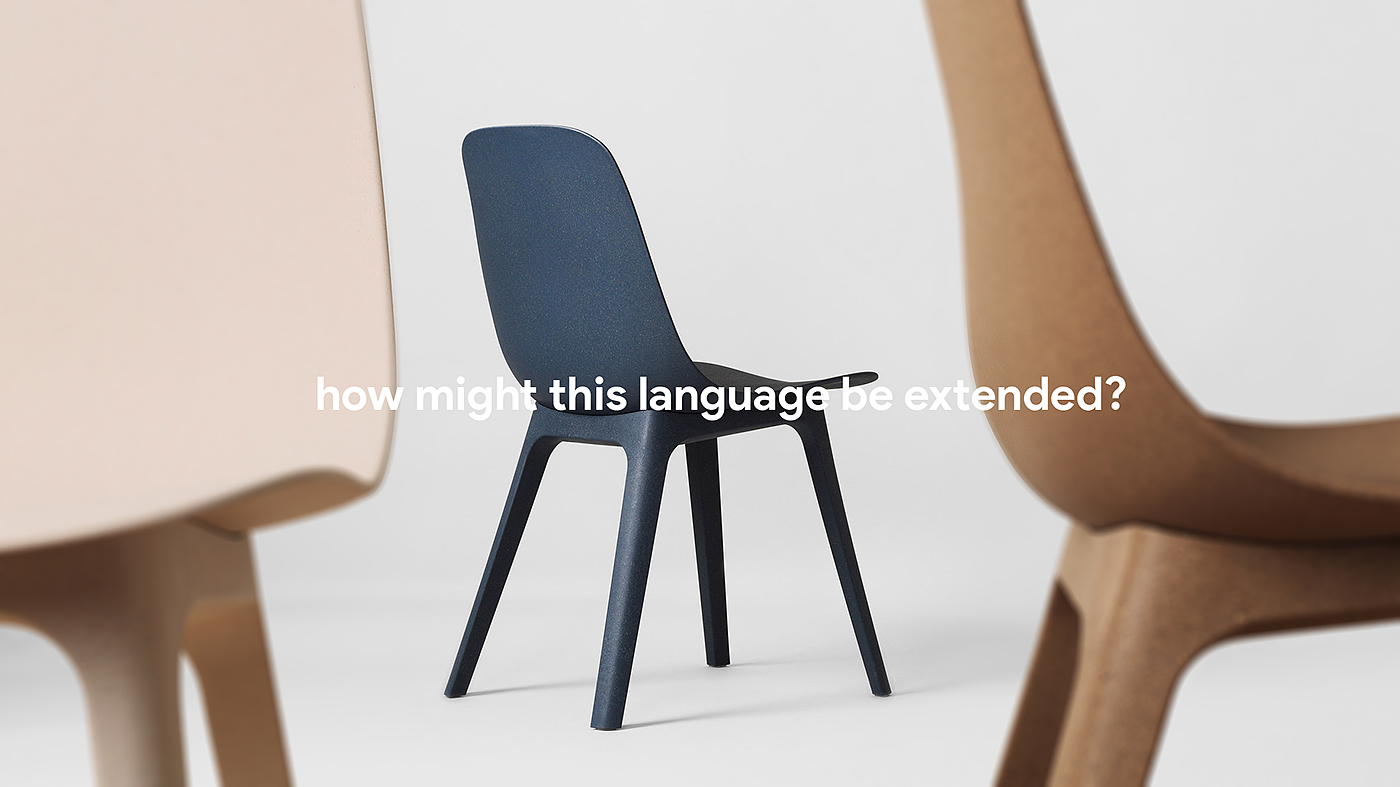 IKEA，chair，Recycled materials，