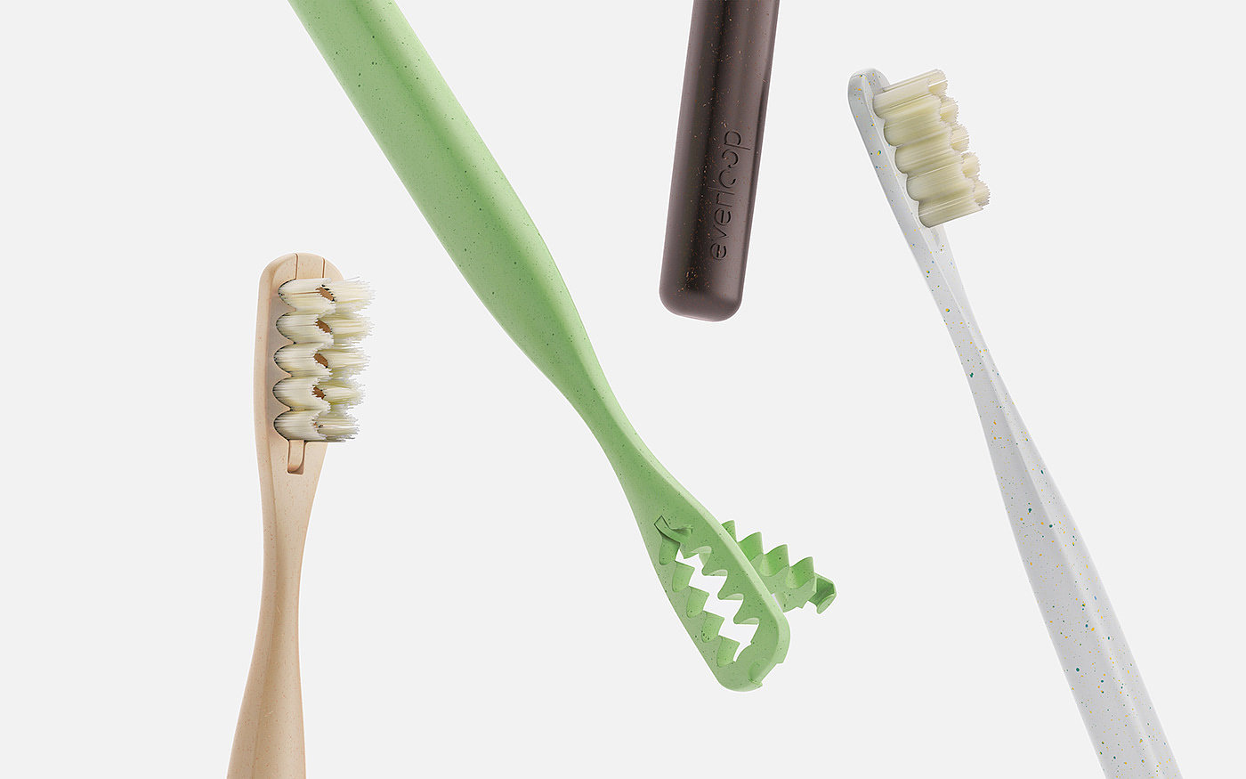 Everloop Toothbrush，牙刷，再生材料，