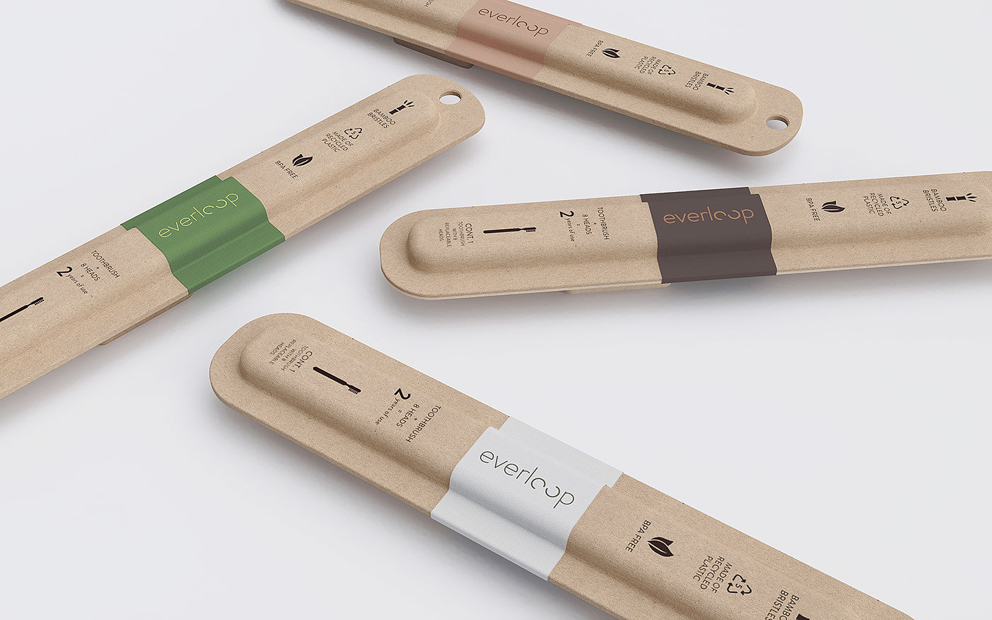 Everloop Toothbrush，toothbrush，Recycled materials，