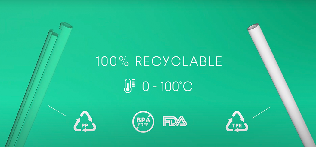 Green One，straw，Green design，