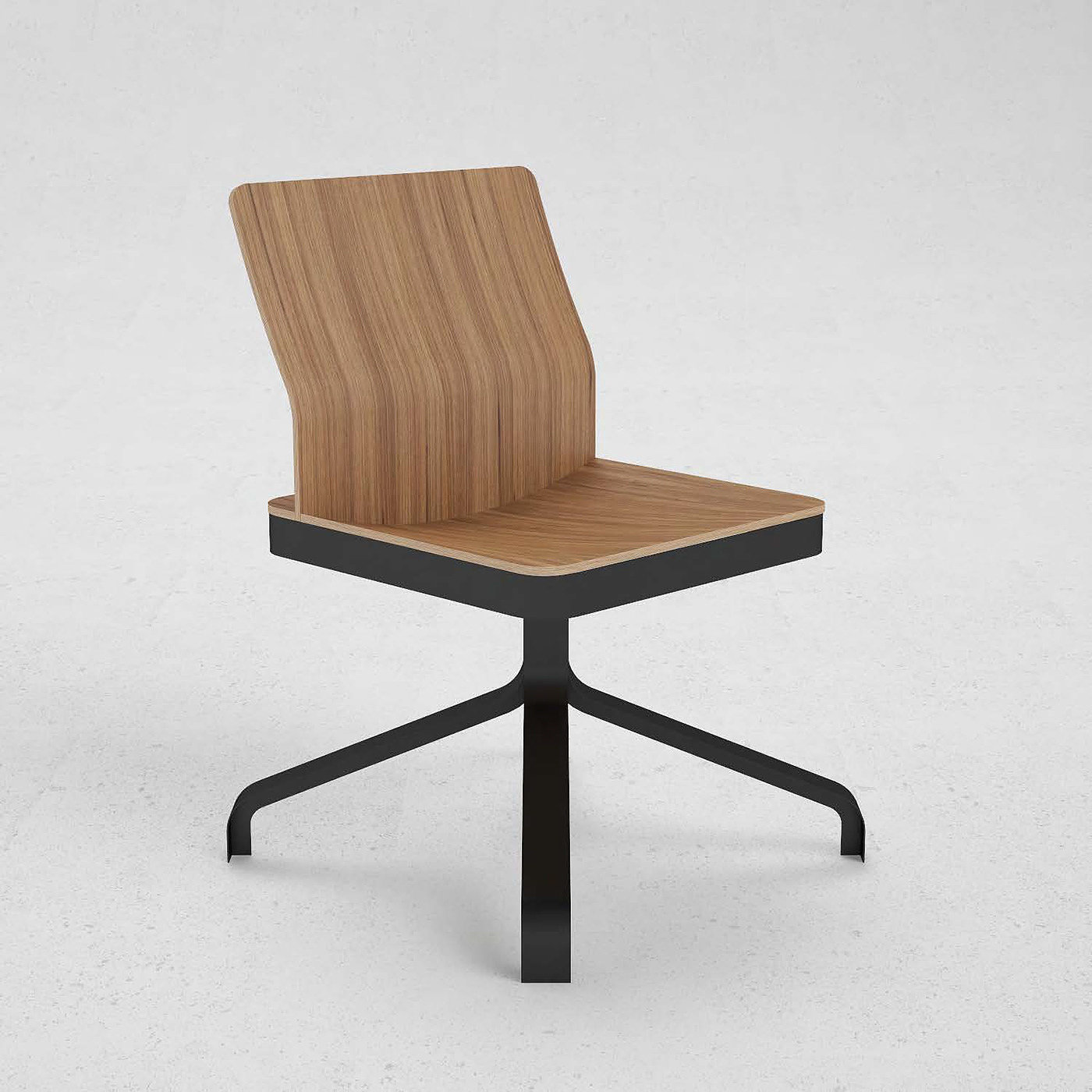 Y chair，办公椅，木制，