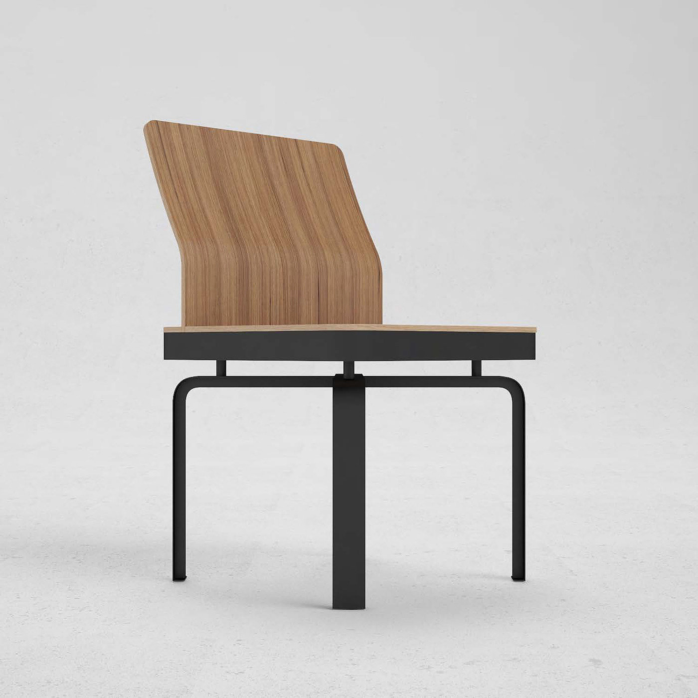 Y chair，办公椅，木制，