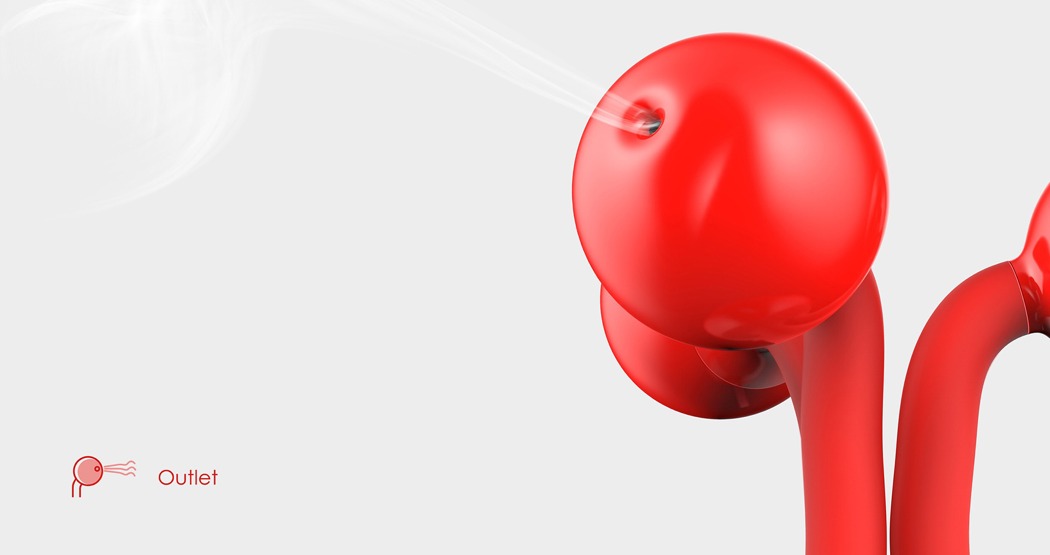 Humidifier，white，Bionics Design ，