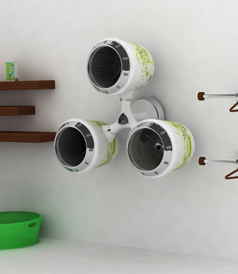 Washing machine，dryer，Water tank and filtration system，circulatory system，product design，