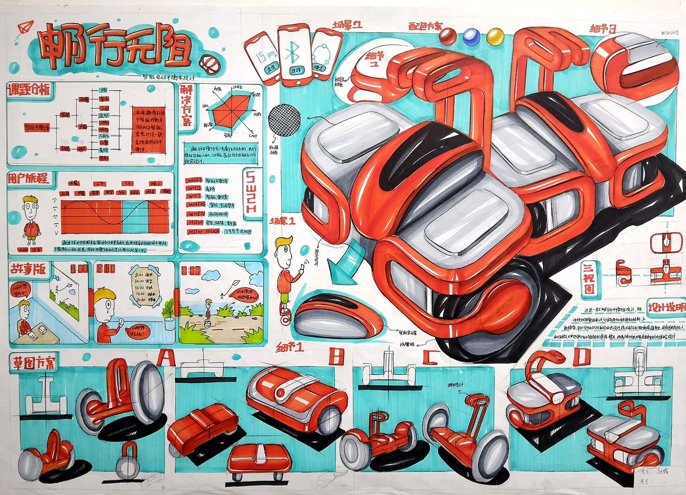 Innovative design of balance car，
