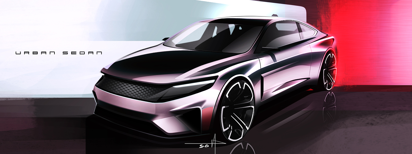 Automobile design，Hand drawn，industrial design，Design sketch，sketch，Vehicle design，Design，