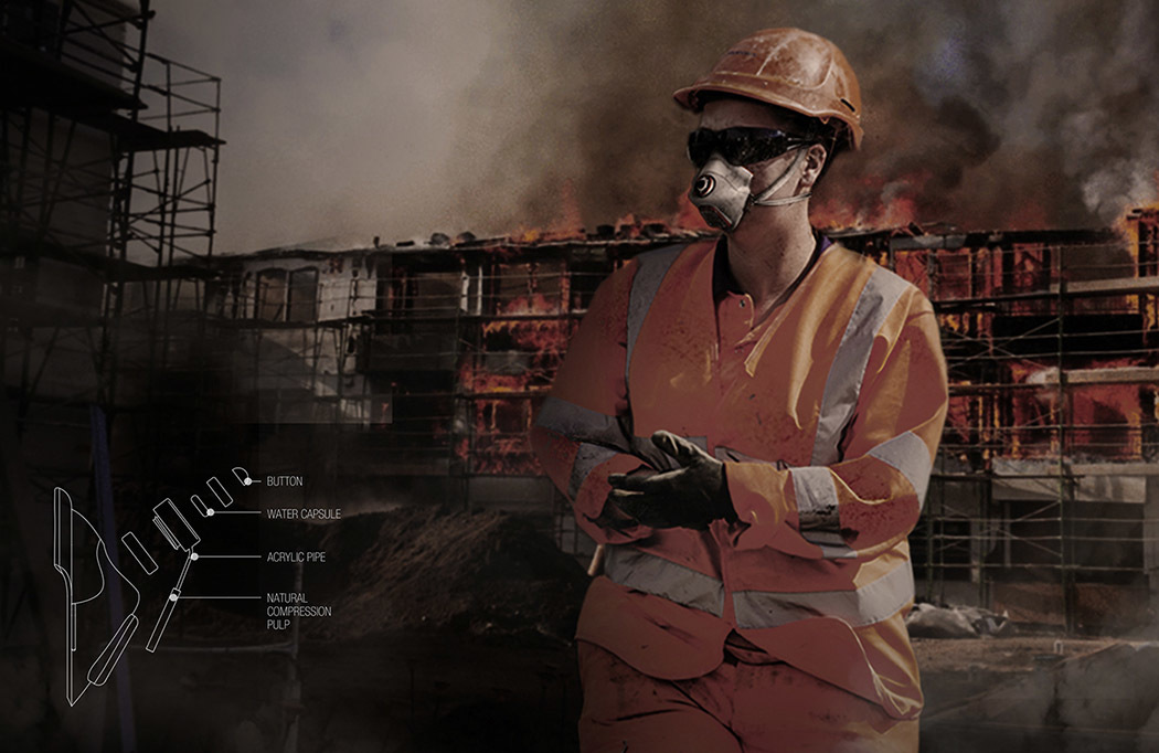 fire control，Mask，originality，Design，fire，