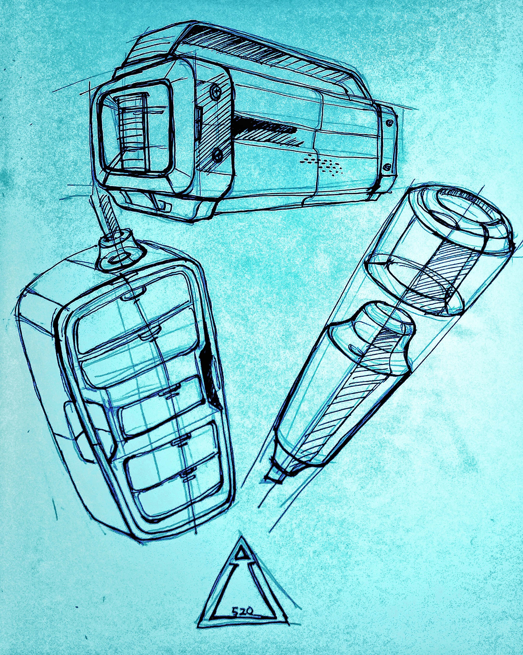 small home appliances，Sketch exercise，