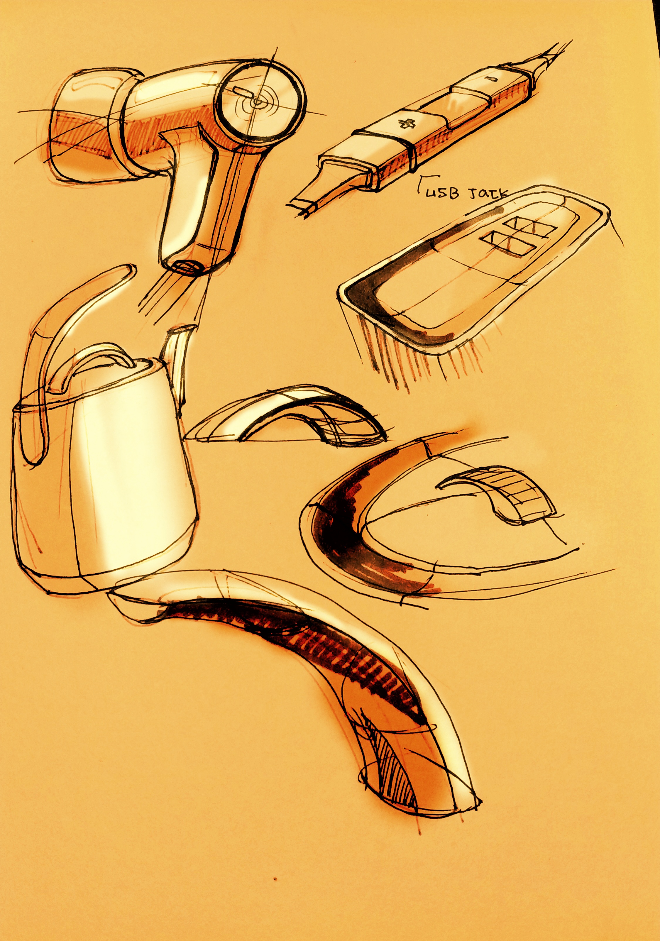small home appliances，Sketch exercise，