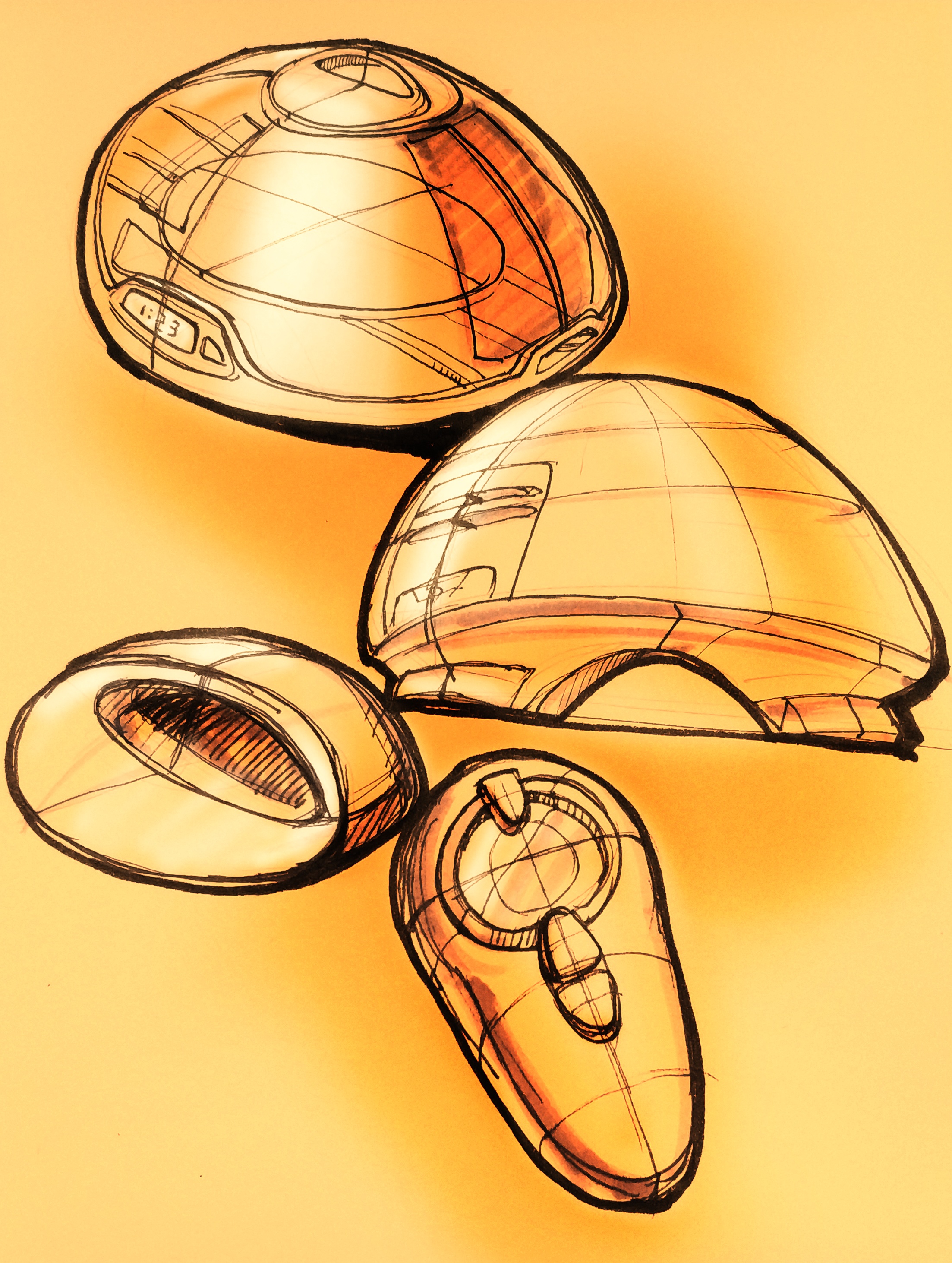 small home appliances，Sketch exercise，