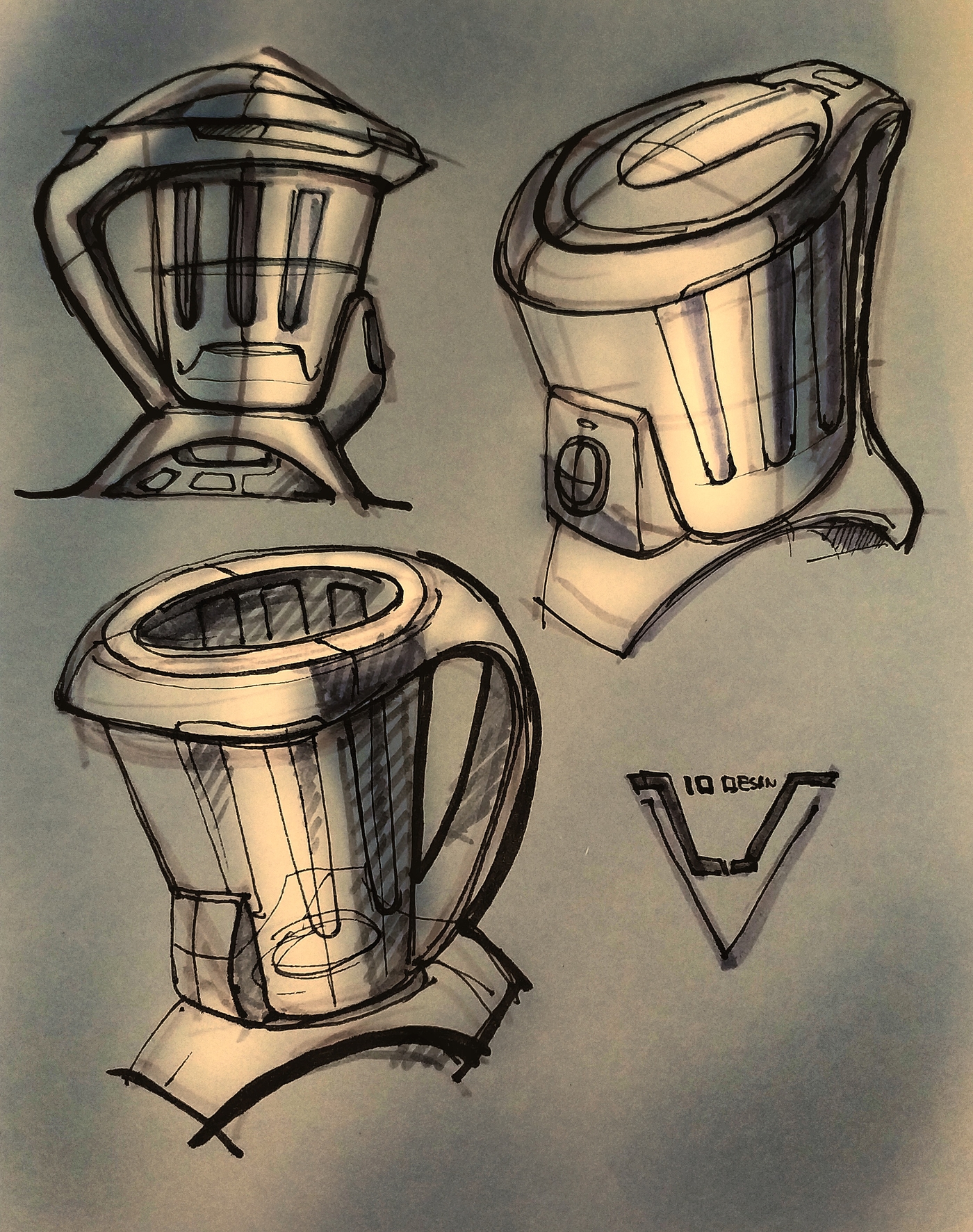 small home appliances，Sketch exercise，
