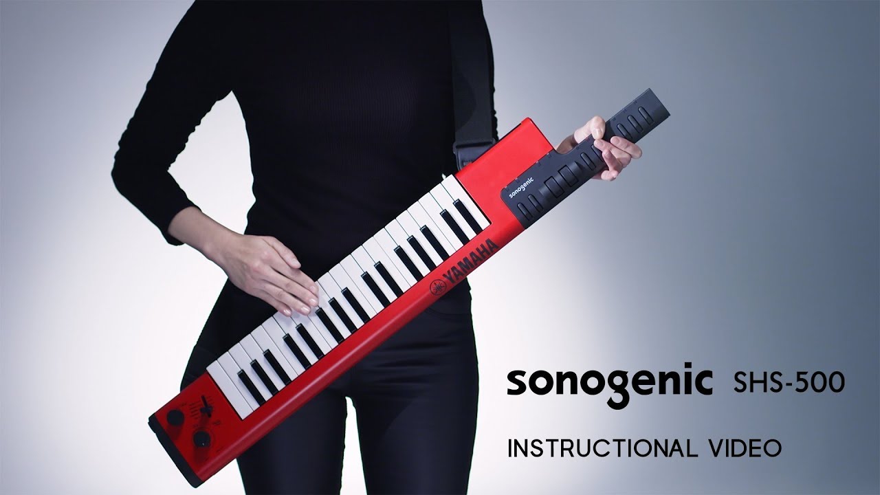 Sonogenic SHS-500，Shoulder back keyboard，Musical Instruments，2020 red dot product design award，