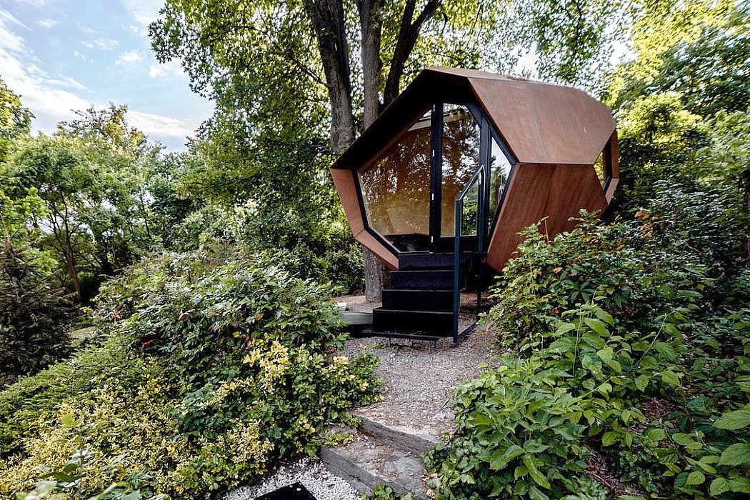polygon，Wooden house，natural，Architectural design，