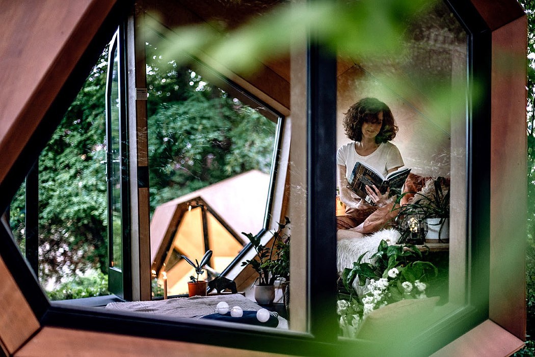 polygon，Wooden house，natural，Architectural design，