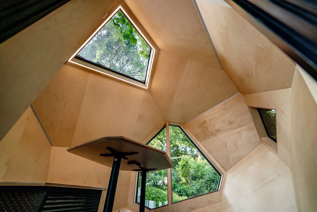 polygon，Wooden house，natural，Architectural design，