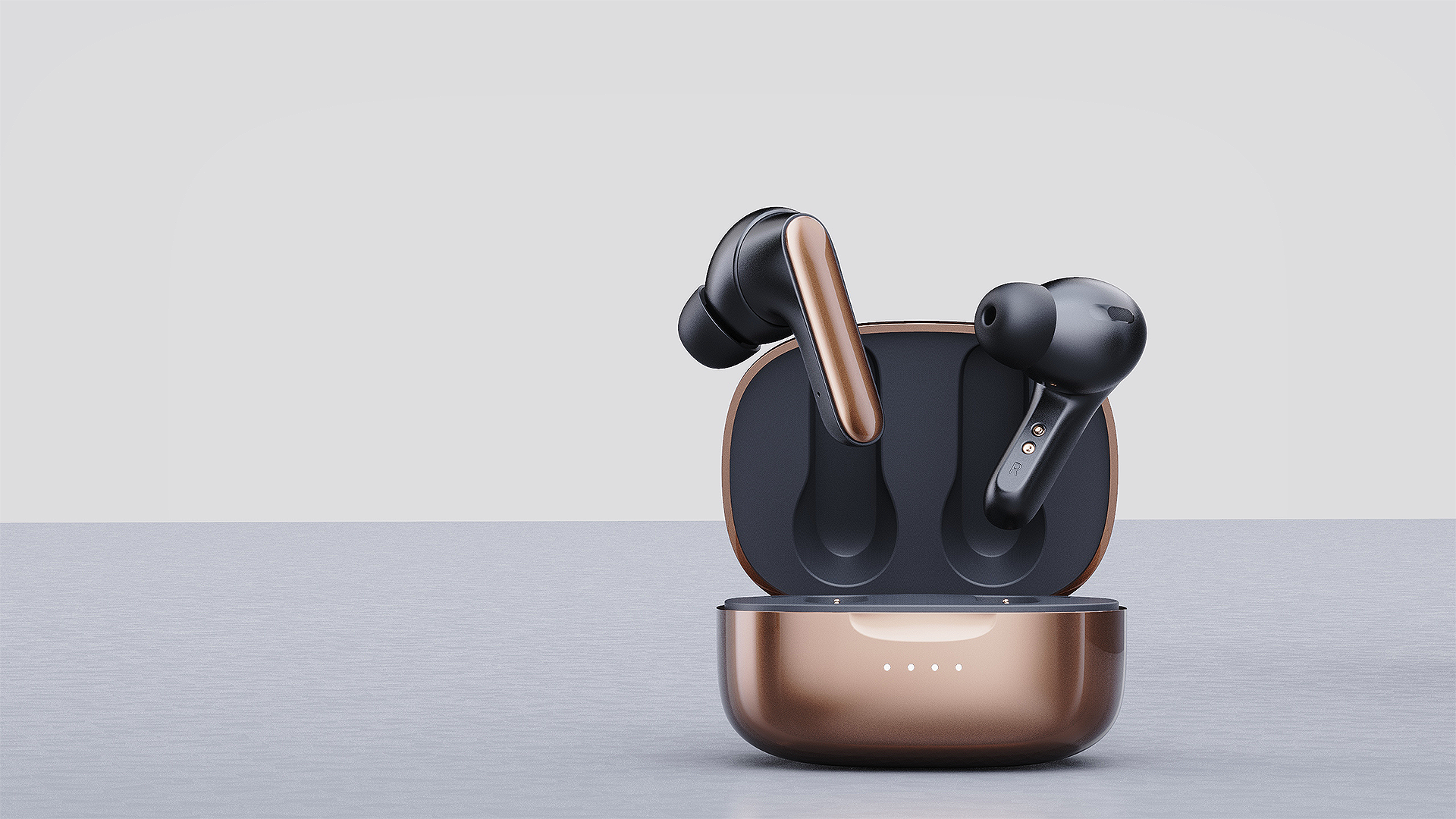 tws，Bluetooth headset design，Render，