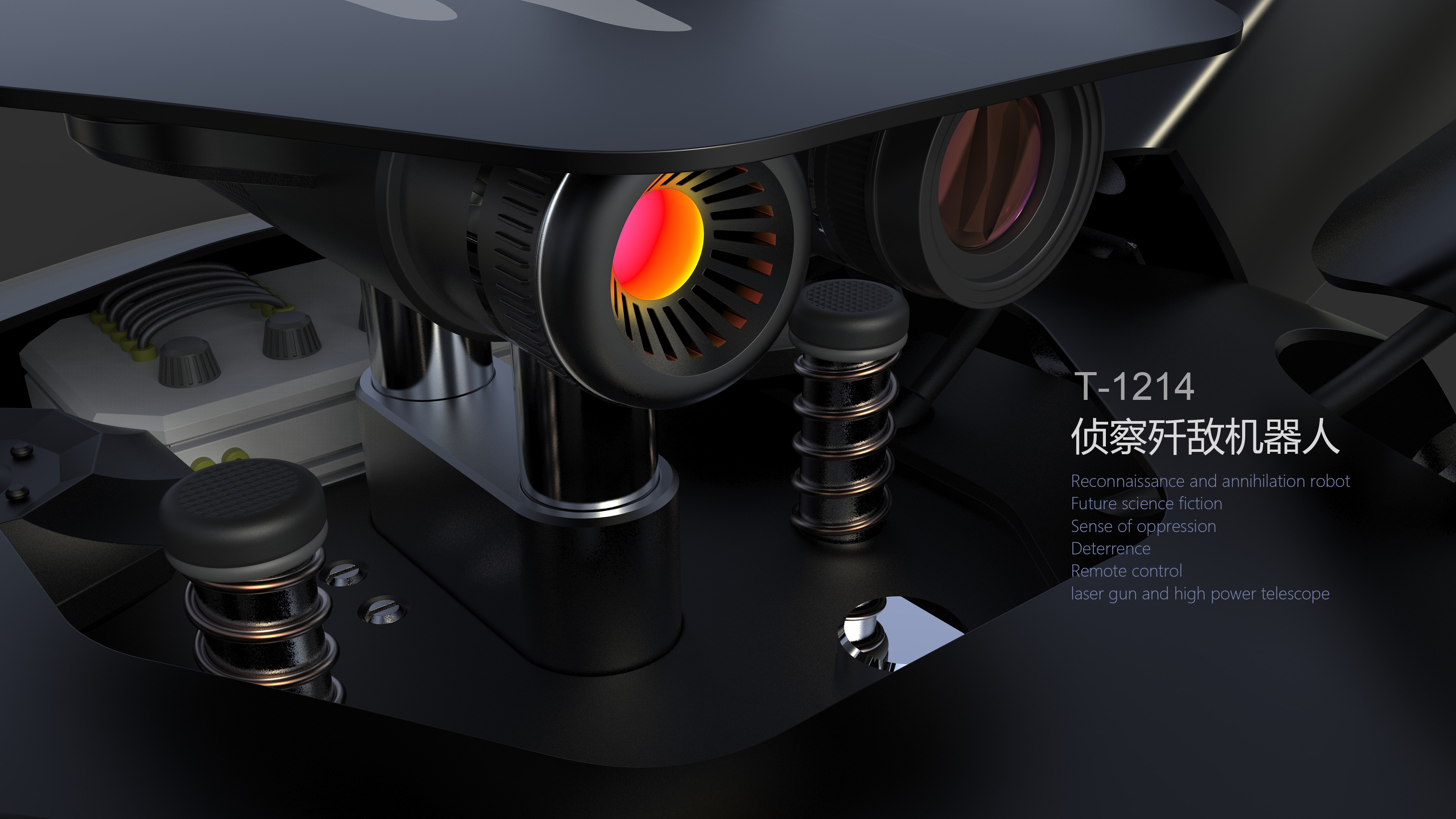 robot，Future world，Mechanical sense，fear，