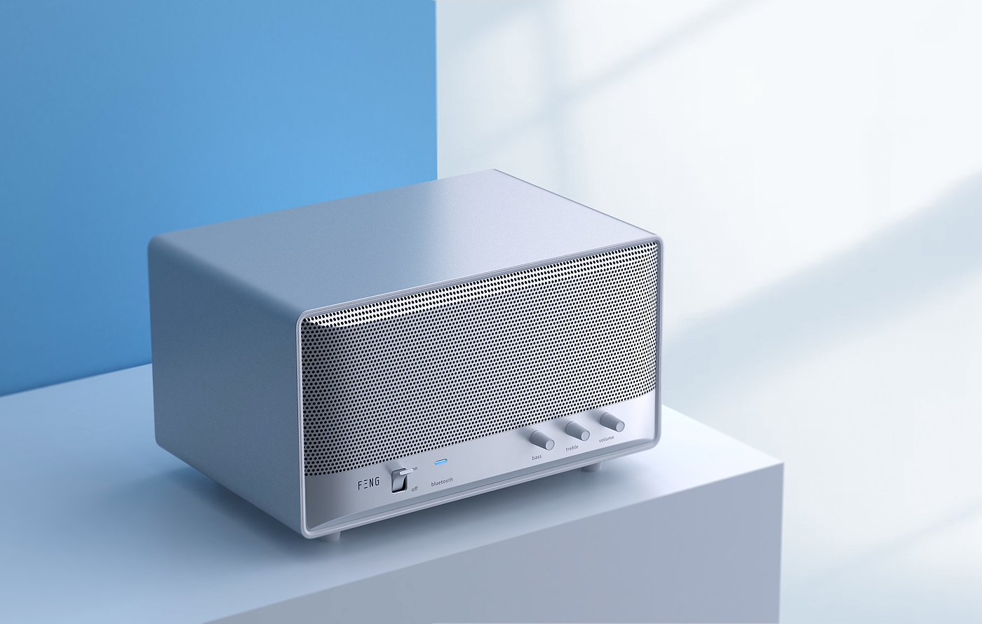 hifi，Speaker，loudspeaker box，conceptual design，