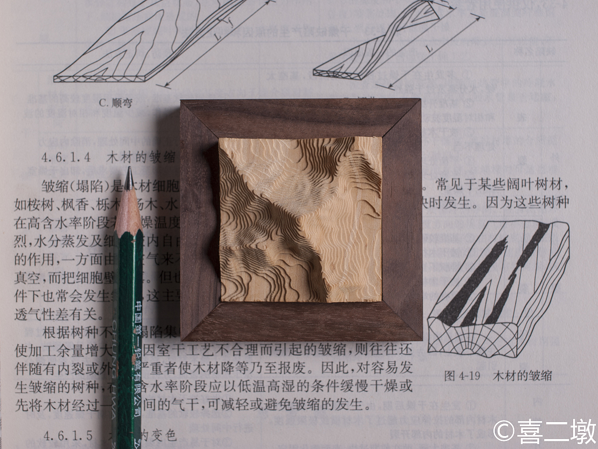 Arts and Crafts，Ornaments，woodwork，terrain，Gongga Mountain，