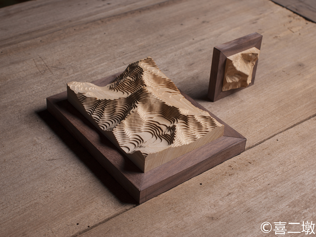 Arts and Crafts，Ornaments，woodwork，terrain，Gongga Mountain，