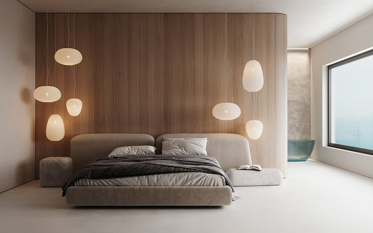 residence，seaview room，indoor，Minimalism，