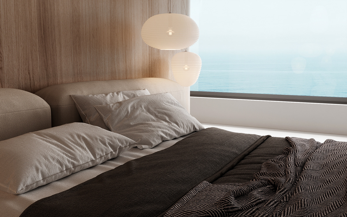residence，seaview room，indoor，Minimalism，