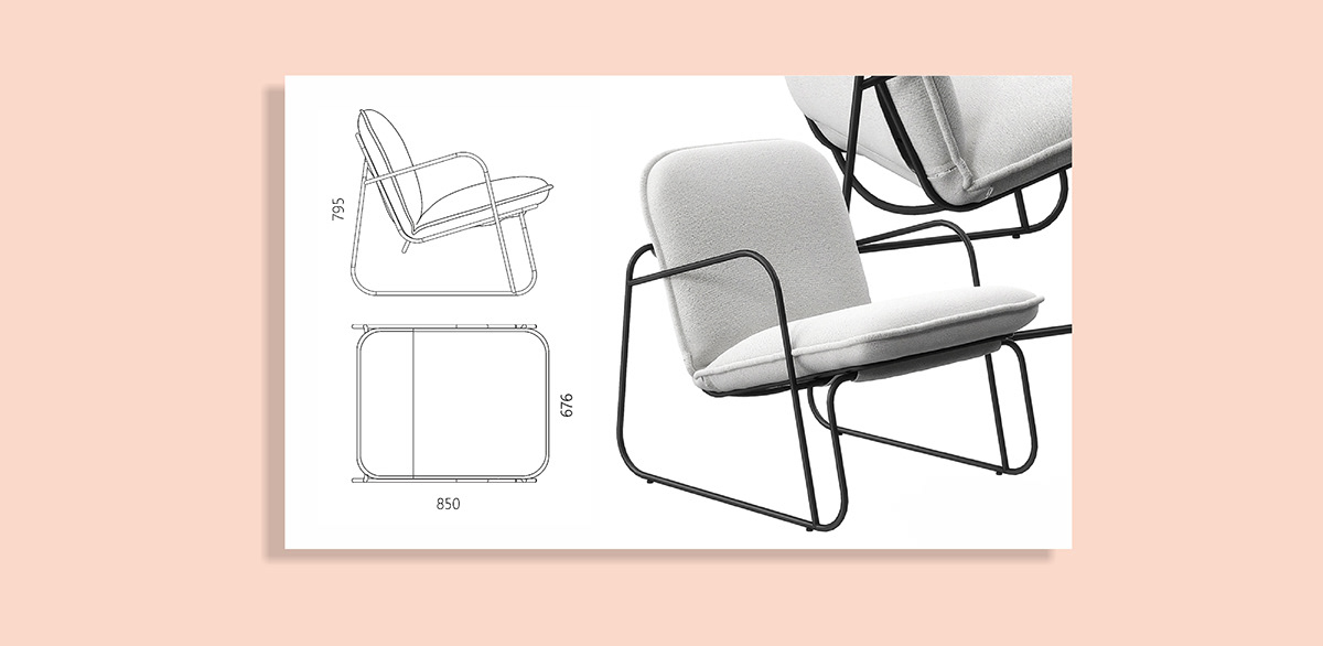 Armchair，Simplicity，furniture，office，