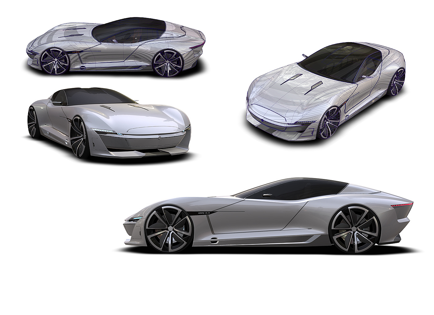 Automatic design，conceptual design，Visual design，Sports car，industrial design，