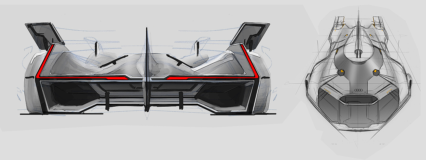 Automatic design，Hand drawn rendering，suv，automobile，industrial design，