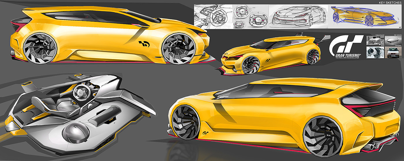 Automatic design，Hand drawn rendering，suv，automobile，industrial design，