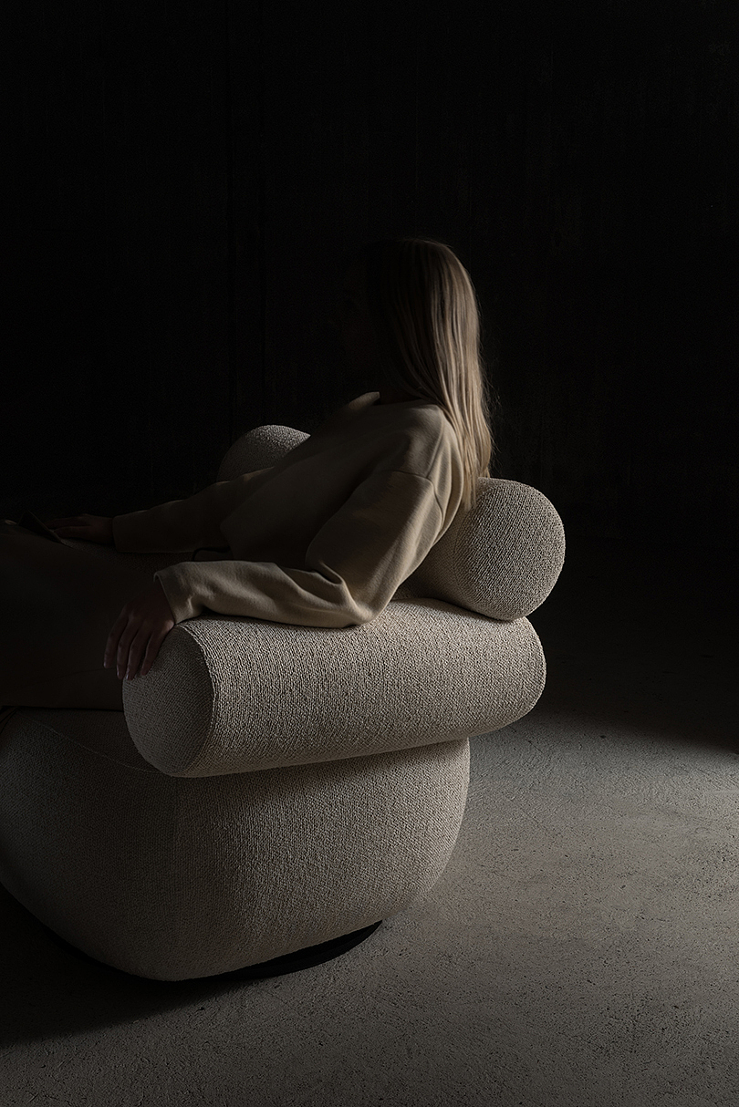 Armchair，Leisure chair，Rotatable，delicate，