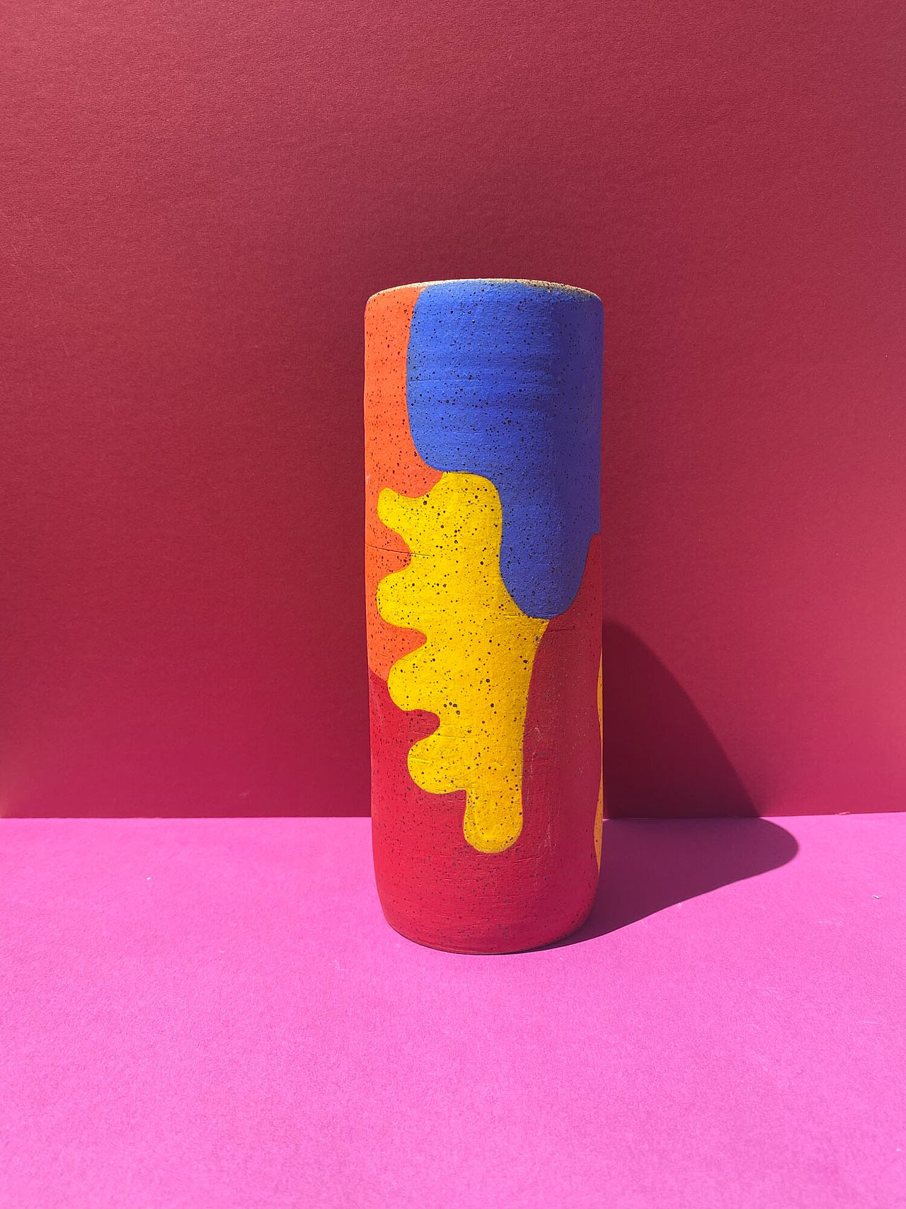 vase，modern，Glass，personality，