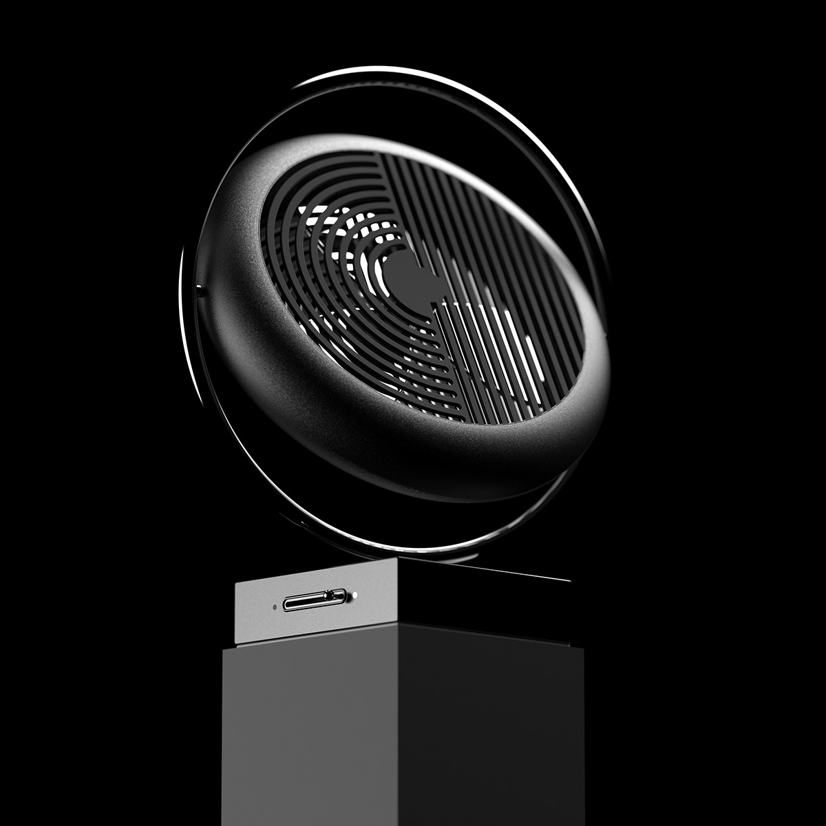 Fan，Desktop，concept，black，