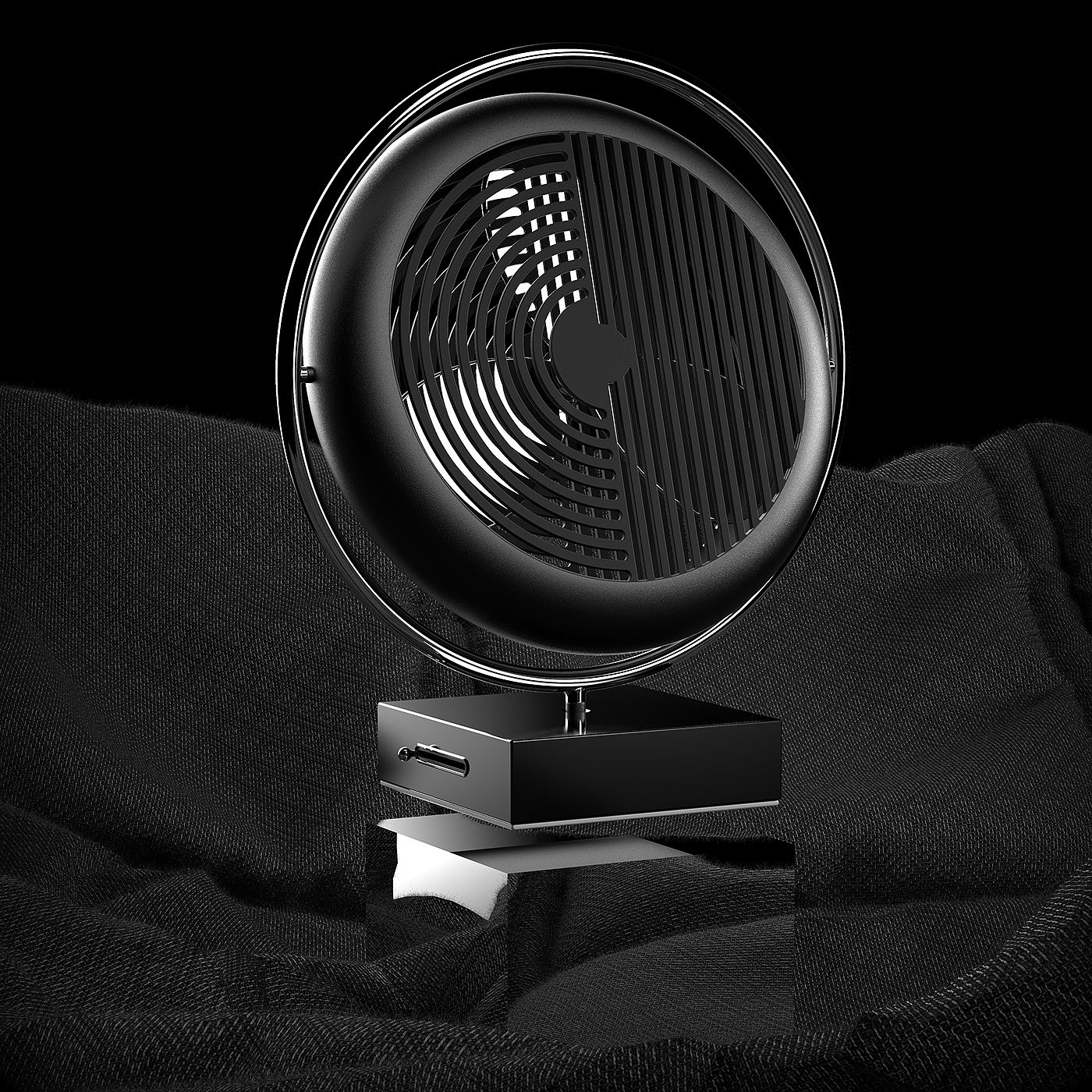 Fan，Desktop，concept，black，