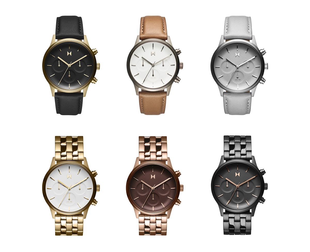 Wrist watch，Dual time zone，delicate，Aesthetic feeling，