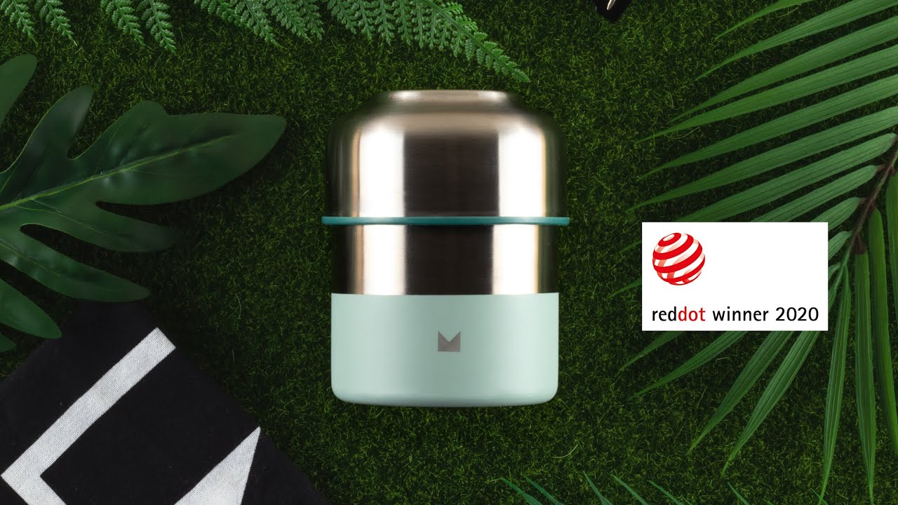 Food insulation container，Baby food aids，2020 red dot product design award，Meroware LILY，