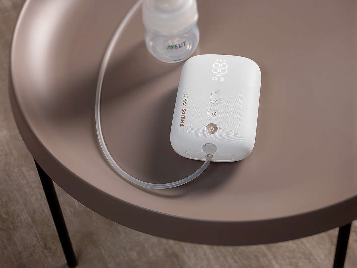 Double electric breast pump，Philips comes，Maternal and infant products，2020 red dot product design award，