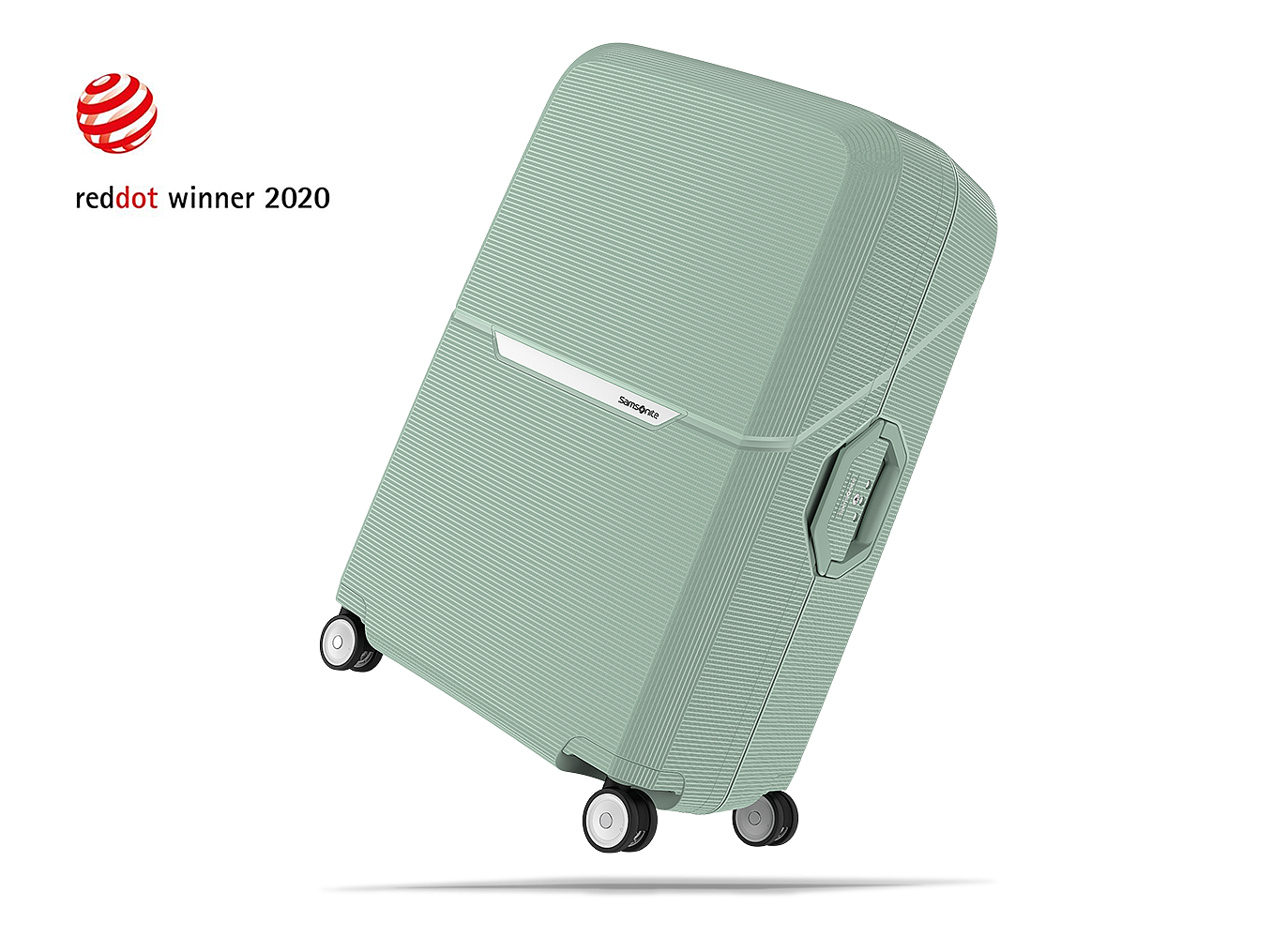 2020 red dot product design award，Magnum，trunk，Polypropylene shell，Samsonite，