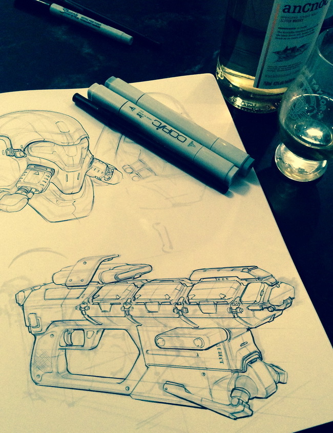 Hand drawn，marker pen，ps，Collection，industrial design，