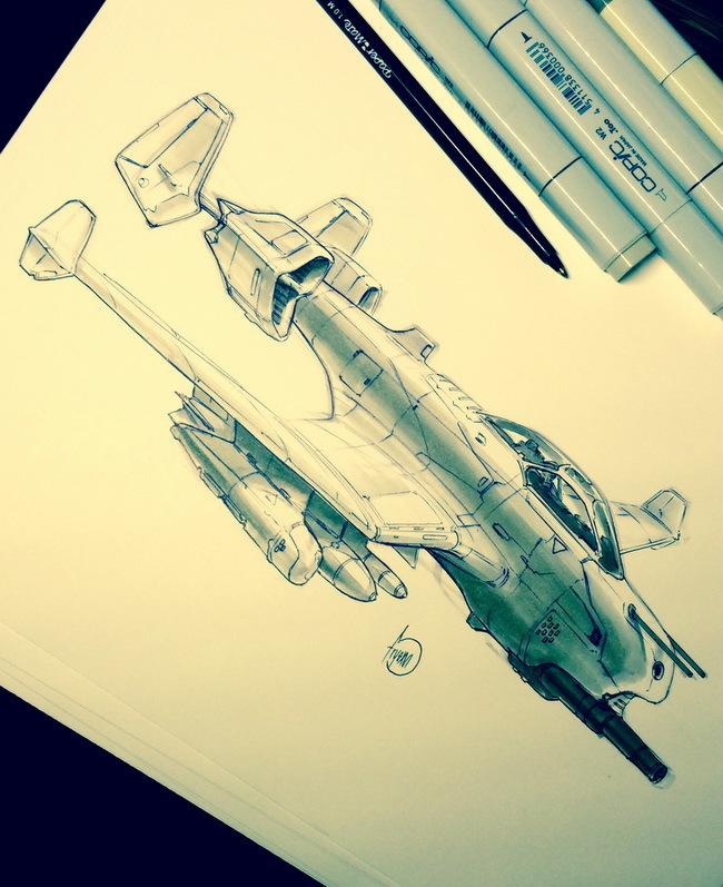 Hand drawn，marker pen，ps，Collection，industrial design，