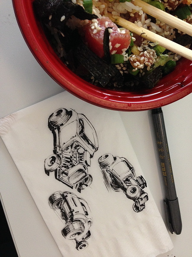 Hand drawn，marker pen，ps，Collection，industrial design，