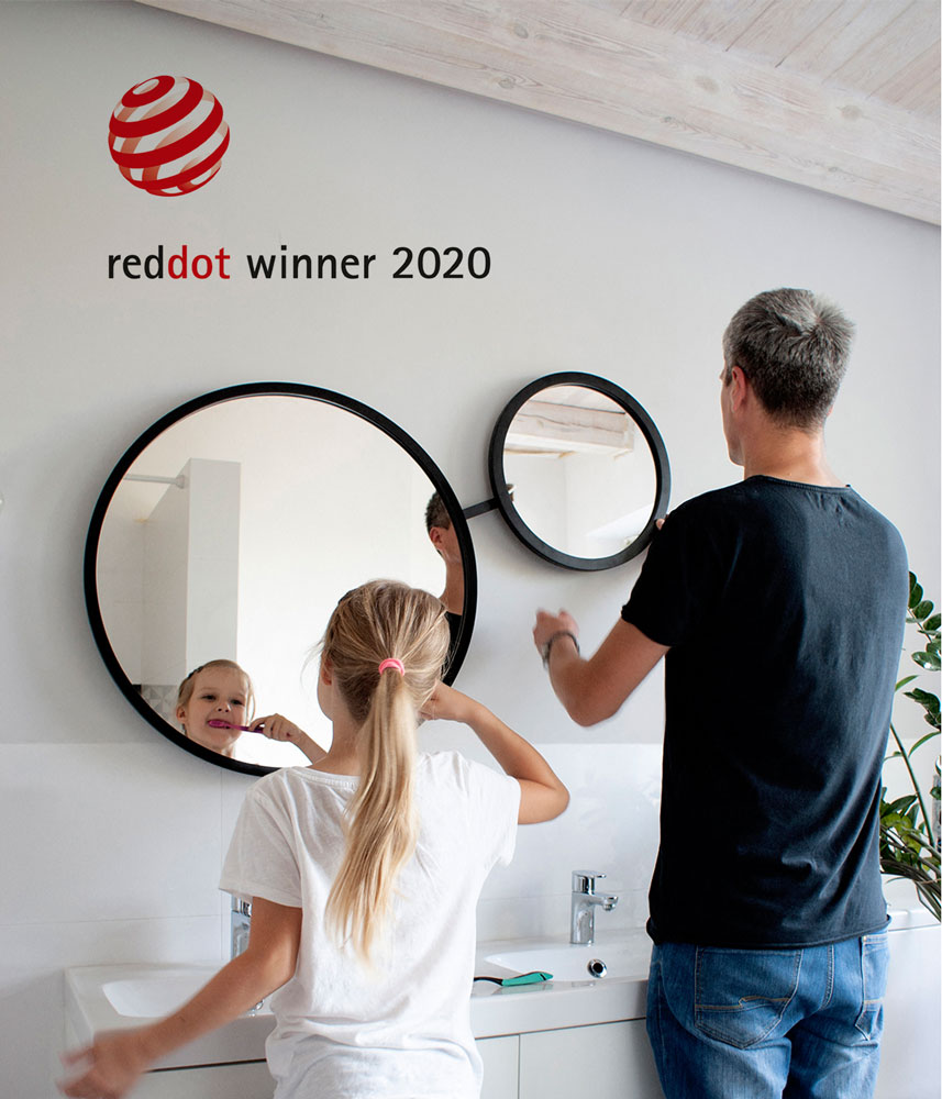 2920 red dot product design award，Shower Room，mirror，modern，Simplicity，