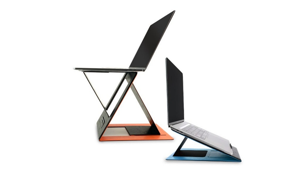 2020 red dot product design award，MOFT Z，Computer stand，fold，