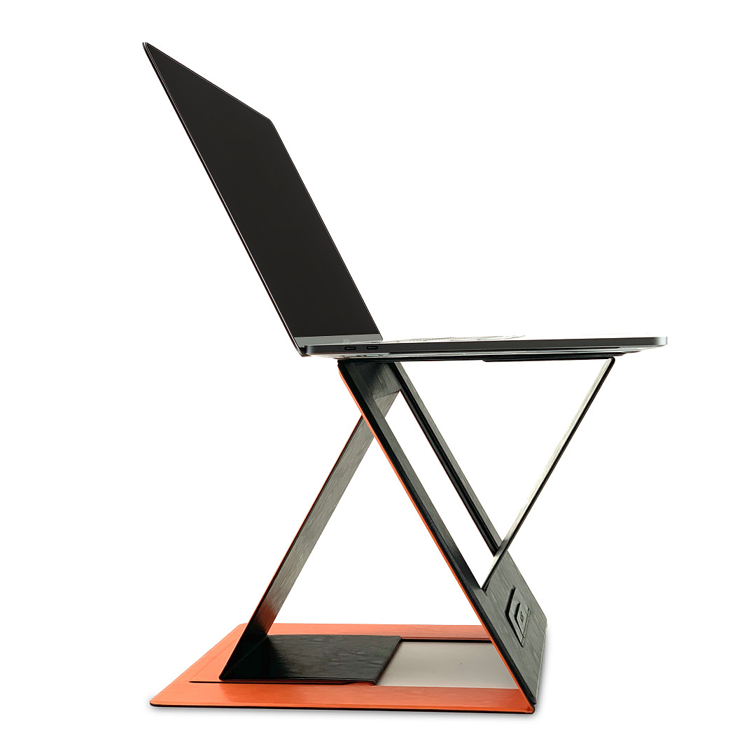 2020 red dot product design award，MOFT Z，Computer stand，fold，